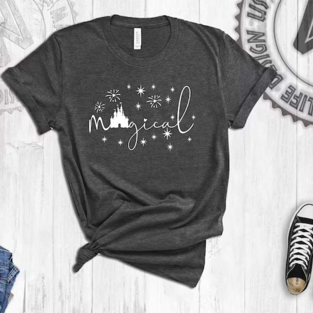 Magical shirt, cursive, Disney shirt